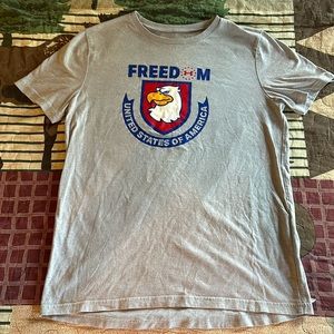 Youth XL Under Armour Grey Tee with Eagle